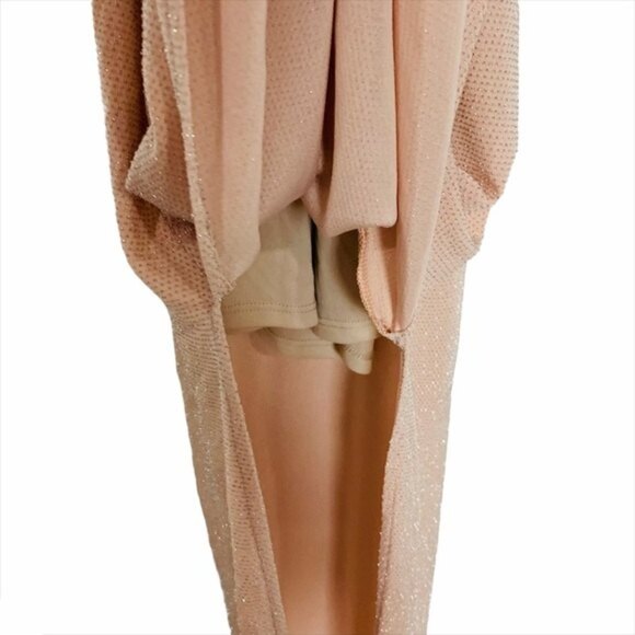 #24 Show Me your Mumu | NWT Pink Nude Metallic Casino Maxi Formal Dress Sz Small - Picture 8 of 10